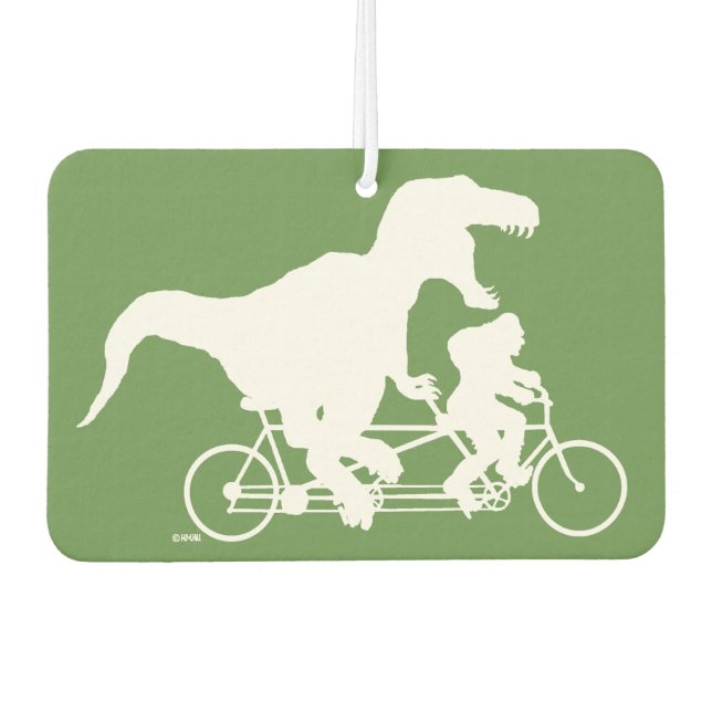Mit T-rex wurde das Squatchin-Fahrrad abgeschaltet Autolufterfrischer (Vorderseite)