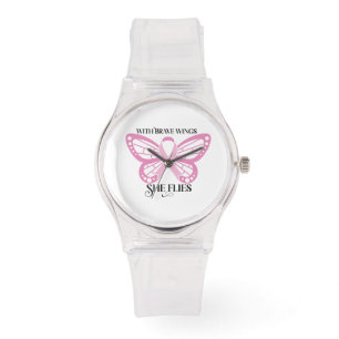 Mit tapferen Flügeln fliegt sie zuschauen Armbanduhr