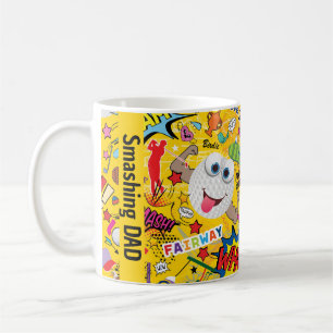 Mit Text⛳️Tolle Golf Mischung gelb 💛 Kaffeetasse