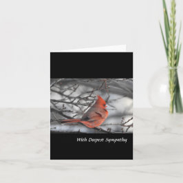 Mit tiefem Beileid Karte