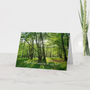 Mit tiefstem Mitgefühl - Grüner Wald Karte