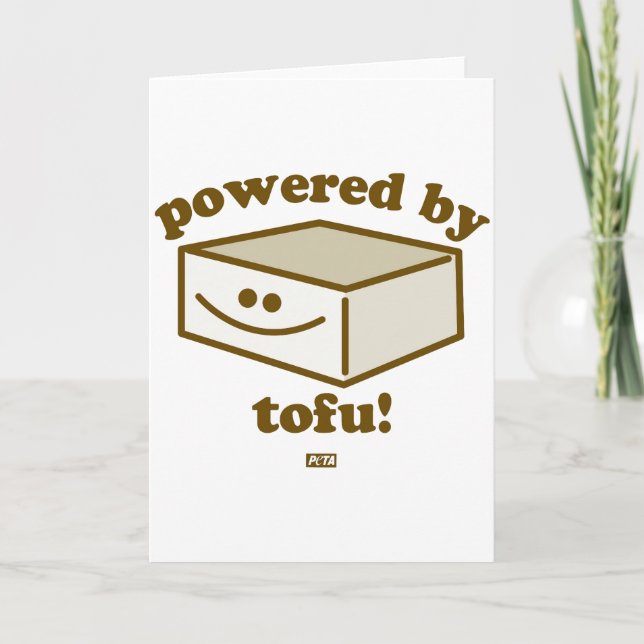 Mit Tofu-Karte betrieben Karte (Vorderseite)
