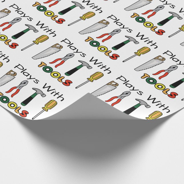 Mit Tools Geschenkpapier (Ecke)
