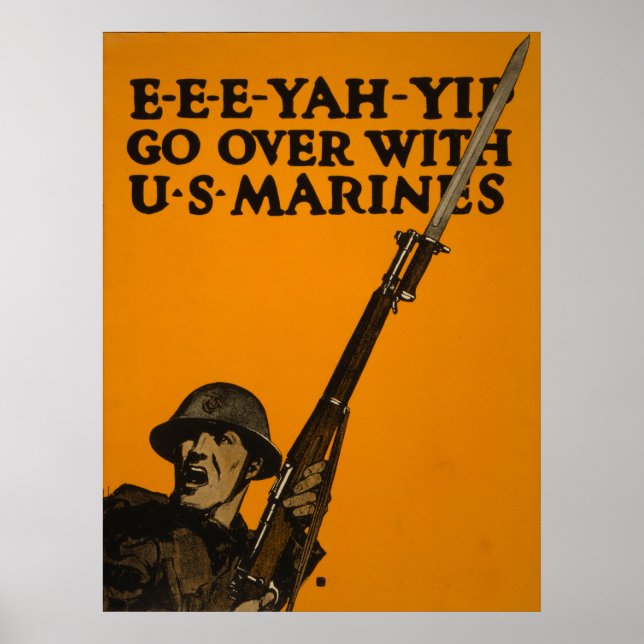 Mit U.S. Marines überholen Poster (Vorne)