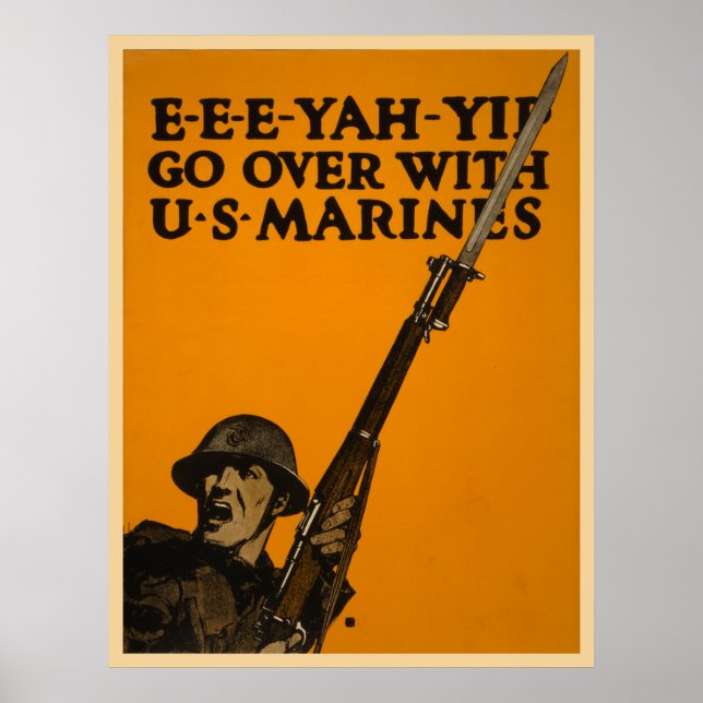 Mit U.S. Marines überholen Poster (Vorne)