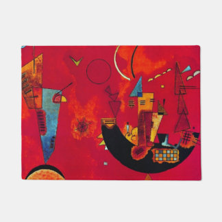 Mit und Gegen, 1929 von Wassily Kandinsky Fußmatte