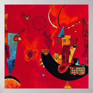 Mit und Gegen, 1929 von Wassily Kandinsky Poster