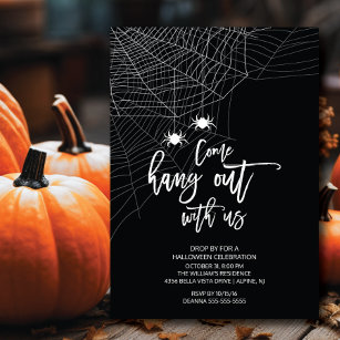 Mit uns Spider Halloween-Party Einladung