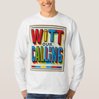 "Mit unserem aufrufenden T - Shirt - mehrfarbiger 