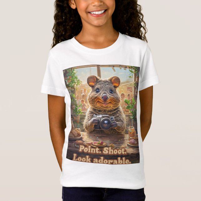 Mit unserem fröhlichen Quokka-T-Shirt lächeln! T-Shirt (Vorderseite)