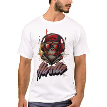 Mit unserem Premium Ape T - Shirt im Stil stehen
