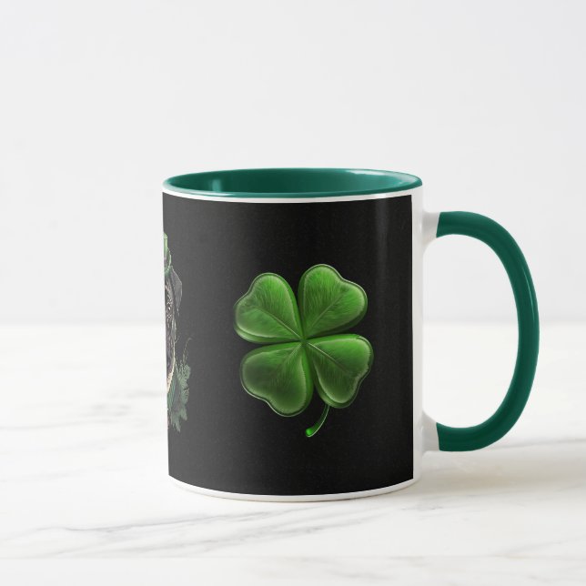 "Mit unserer St. Patrick's Mops Tasse das Glück sc (Rechts)