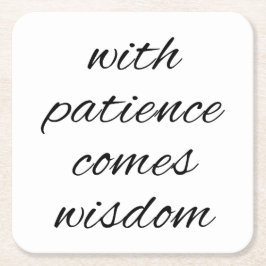 Mit Untersetzer von PatientPaper