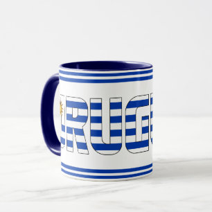 "Mit Uruguay trinken" Patriotischer Kaffeebecher Tasse