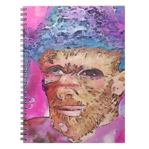 Mit Van Gogh spielen Notizblock