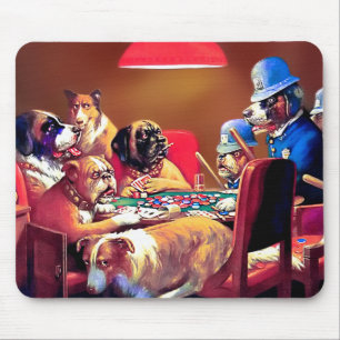 Mit vier Assen erwischt Mousepad