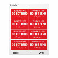Mit Vorsicht umgehen - keine Versandmarken verbiet