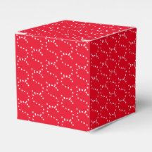 Mit w/Initial, Weißbuchstaben, rotes Geschenk anpa