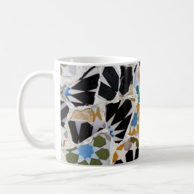 Mit Ziegeln gedeckte Kaffeetasse (Links)