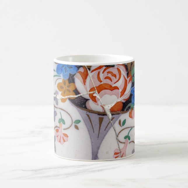 Mit Ziegeln gedeckte Kaffeetasse (Mittel)