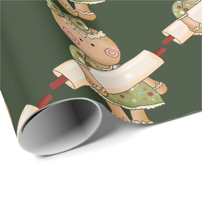 Mit Ziegeln gedeckte Partyverpackung des Geschenkpapier (Rolleneckpunkt)