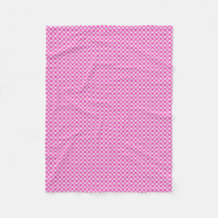 Mit Ziegeln gedecktes Rosa gesponnenes Muster Fleecedecke