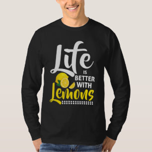 Mit Zitronen Zitronensaft Limonade T-Shirt
