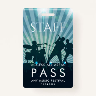 Mitarbeiter - All Access Pass Musikfestival Ausweis