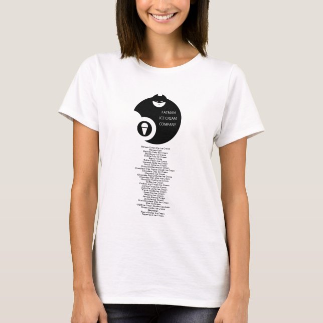 Mitarbeiter der Fatman Ice Cream Company T-Shirt (Vorderseite)