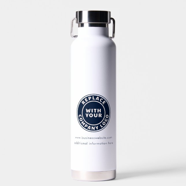 Mitarbeiter der Firma Swag hinzufügen für Unterneh Trinkflasche (Vorne)