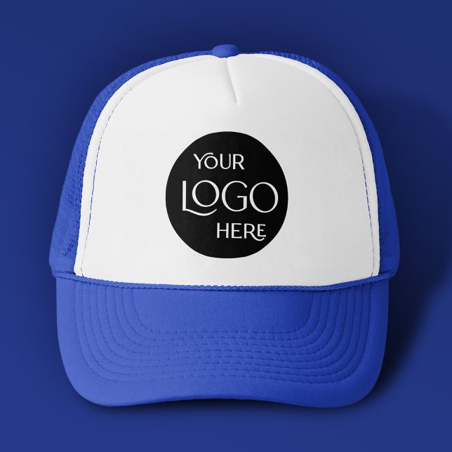 Mitarbeiter des beruflichen Blue Company Logos Truckerkappe (Von Creator hochgeladen)