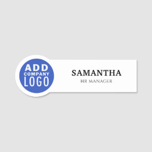 Mitarbeiter des Firmenlogos Personalisiert Namensschild