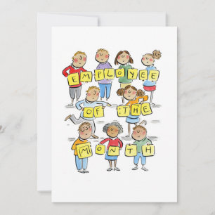 Mitarbeiter des Monats Einladung