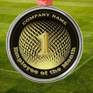 Mitarbeiter des Monats Firmenmedaille Ornament Aus Metall