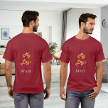 Mitarbeiter des Red Business Logos T-Shirt<br><div class="desc">Ein roter T - Shirt. Personalisieren Sie Ihr Firmenlogo und fügen Sie es hinzu. Text: Personal</div>