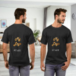 Mitarbeiter des schwarzen Firmenlogos T-Shirt<br><div class="desc">Ein schwarzer T - Shirt. Personalisieren Sie Ihr Firmenlogo und fügen Sie es hinzu. Text: Personal</div>