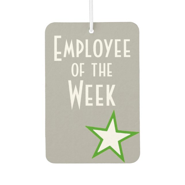 Mitarbeiter des Week Award Autolufterfrischer (Vorderseite)
