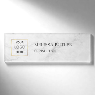 Mitarbeiter Firmenlogo Magnetischer Sicherheitsnad Namenschild