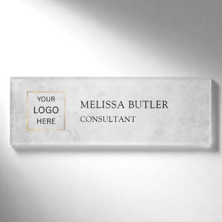 Mitarbeiter Firmenlogo Magnetischer Sicherheitsnad Namenschild