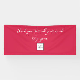 Mitarbeiter Holiday Vielen Dank SIgn Banner