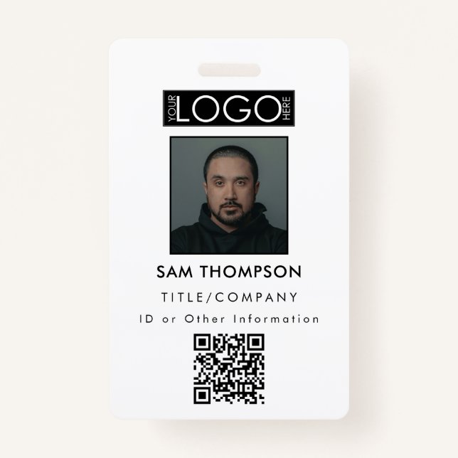 Mitarbeiter-ID Foto Unternehmen Sicherheit Abzeich Ausweis (Vorderseite)
