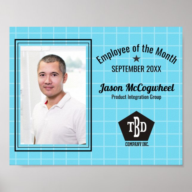 Mitarbeiter in der benutzerdefinierten Farbe des M Poster (Vorne)