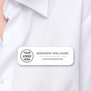 Mitarbeiter mit benutzerdefinierten Logos Magnetic Namensschild