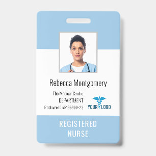 Mitarbeiter-Nurse-Foto-ID im Medizinischen Zentrum Ausweis