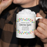 Mitarbeiter sind wie Weihnachts-Lampen-Coworker-Ge