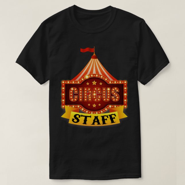 Mitarbeiter von Circus Event T-Shirt (Design vorne)