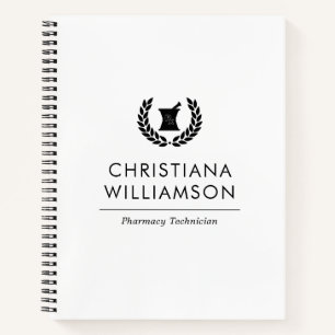 Mitarbeiter von Pharmazie Pharmacy Tech Notizbuch