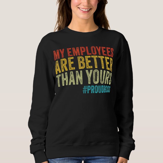 Mitarbeiter-Wertschätzung Vintag Sweatshirt (Vorderseite)
