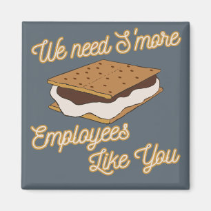 Mitarbeiteraufwertung Funny Gift Idea Smores Magnet