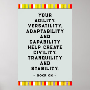 Mitarbeiteraufwertung Poster